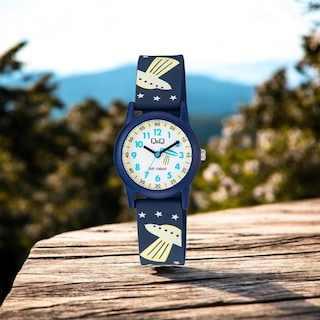 Foto 2 | Foto 2 | Reloj Q&q V22a-020vy Kids-Azul