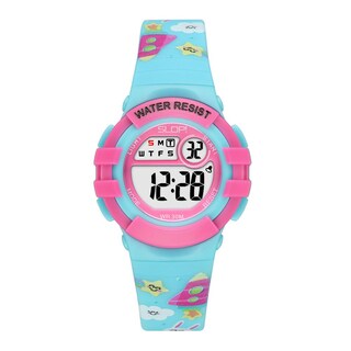 Foto 1 | Foto 1 | Reloj Infantil Slop Para Niña Sw25101l1 Printdinosaurios Girl