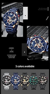 Foto 7 | Foto 7 | Venta Internacional - Reloj Matkasur Para Hombre, Para Citas, Deportes, Resistente Al Agua, 30 M A 50 M