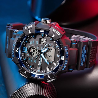 Foto 2 | Foto 2 | Venta Internacional - Reloj Smael Samel 8045 Militar Para Hombre, Impermeable, 50 M