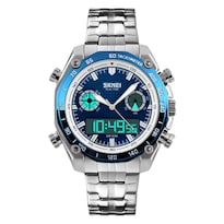Venta Internacional - Reloj Analógico De Cuarzo Skmei 1204 Para Hombre, Acero Inoxidable, 30 M