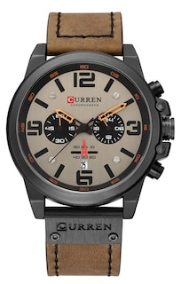 Foto 1 | Foto 1 | Venta Internacional - Reloj Curren Brown Chronograph, Tendencia De Moda Para Hombre