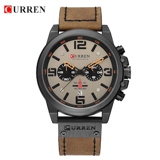 Foto 3 | Foto 3 | Venta Internacional - Reloj Curren Brown Chronograph, Tendencia De Moda Para Hombre