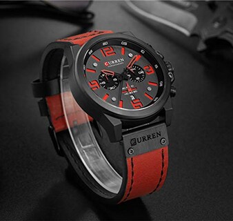 Foto 4 | Foto 4 | Venta Internacional - Reloj Gosasa, Cronógrafo Deportivo, Cuarzo, Cuero Marrón, Para Hombre