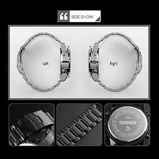 Foto 4 | Foto 4 | Venta Internacional - Reloj Deportivo Tonnier Analógico Digital Led De Doble Hora Para Hombre, Plateado