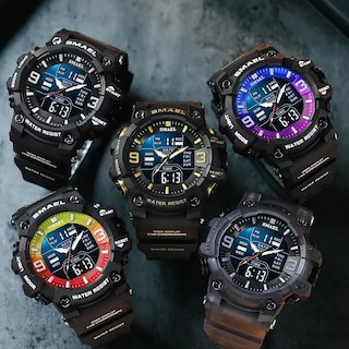 Foto 6 | Foto 6 | Venta Internacional - Reloj Hooshu Para Hombre, Analógico, Con Doble Pantalla, Para Deportes Al Aire Libre