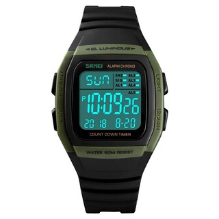 Foto 1 | Foto 1 | Venta Internacional - Reloj Skmei Square Digital Para Hombre, 50 M, Resistente Al Agua