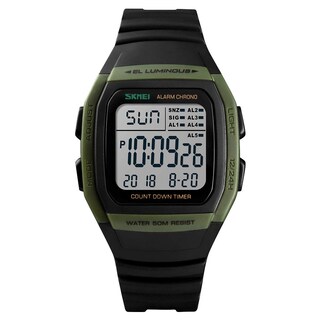 Foto 2 | Foto 2 | Venta Internacional - Reloj Skmei Square Digital Para Hombre, 50 M, Resistente Al Agua