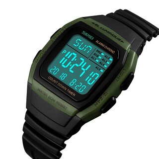 Foto 3 | Foto 3 | Venta Internacional - Reloj Skmei Square Digital Para Hombre, 50 M, Resistente Al Agua