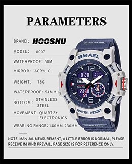 Foto 2 | Foto 2 | Venta Internacional - Reloj Táctico Analógico Hooshu de Doble Pantalla para Hombre