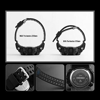 Foto 5 | Foto 5 | Venta Internacional - Reloj Deportivo Gosasa Con Cuenta Regresiva Y Cronómetro Para Hombre, 5 Atm Water Re
