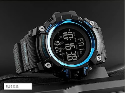 Foto 6 | Foto 6 | Venta Internacional - Reloj Deportivo Gosasa Con Cuenta Regresiva Y Cronómetro Para Hombre, 5 Atm Water Re