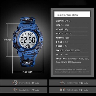 Foto 4 | Foto 4 | Venta Internacional - Reloj Digital Bozlun Para Hombre A Prueba De Agua Con Calendario