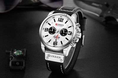 Foto 3 | Foto 3 | Venta Internacional - Reloj De Pulsera Caowtan Military Para Hombre Con Correa De Piel
