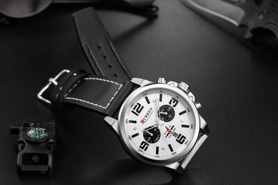 Foto 5 | Foto 5 | Venta Internacional - Reloj De Pulsera Caowtan Military Para Hombre Con Correa De Piel