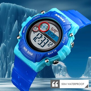 Foto 4 | Foto 4 | Venta Internacional - Reloj Led Digital Impermeable Iwoch Para Niños Y Niñas De 5 A 12 Años, Azul