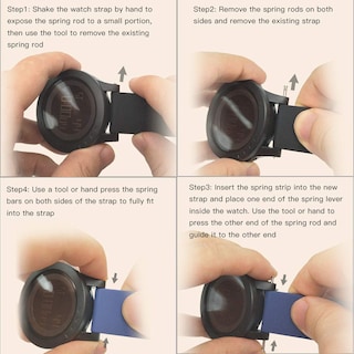 Foto 6 | Foto 6 | Venta Internacional - Correa De Reloj Skmei De Caucho De Silicona Impermeable De 24 Mm, Azul