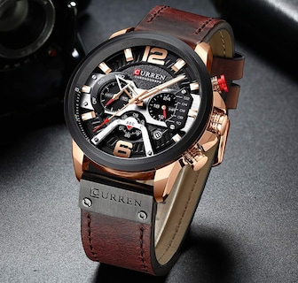 Foto 3 | Foto 3 | Venta Internacional - Reloj Fanmis Con Cronógrafo De Negocios De Lujo Para Hombre, Vestido Con Diseño De Agua