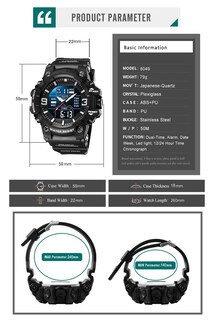 Foto 4 | Foto 4 | Venta Internacional - Reloj Gosasa Military S-shock Sport 50 M Impermeable Para Hombre