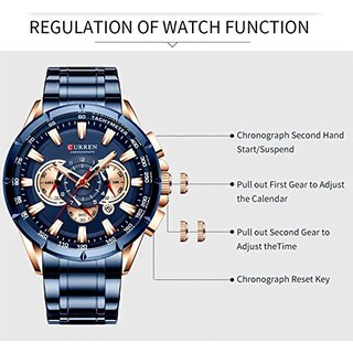 Foto 6 | Foto 6 | Venta Internacional - Reloj Matkasur Business Multifunctional Para Hombre Water Resist