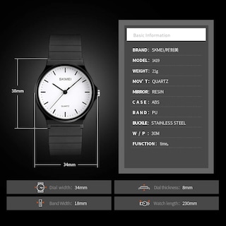 Foto 7 | Foto 7 | Venta Internacional - Reloj Tonnier De Diseño Simple Analógico Ultrafino Para Hombres/mujeres