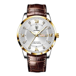Foto 1 | Foto 1 | Venta Internacional - Reloj Con Luz Nocturna Impermeable Genérica, Doble Calendario Diario Para Hombre
