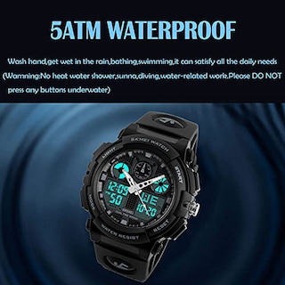 Foto 6 | Foto 6 | Venta Internacional - Reloj Deportivo Analógico Findtime Para Hombre, Cara Grande, Doble Hora