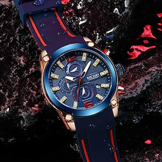 Foto 8 | Foto 8 | Venta Internacional - Reloj Megir, Cronógrafo Analógico Deportivo, De Cuarzo, Con Correa, Para Hombre