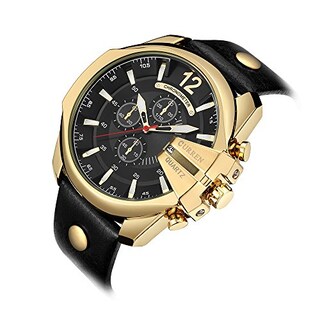 Foto 5 | Foto 5 | Venta Internacional - Reloj Curren Calendario Analógico De Cuarzo Resistente Al Agua Para Hombre