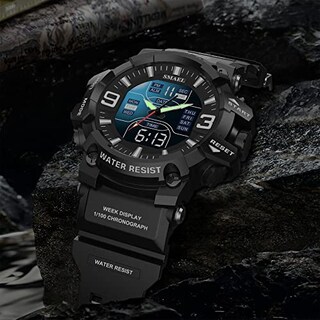Foto 8 | Foto 8 | Venta Internacional - Reloj Sysfla Analog Digital Sports Army Waterproof Para Hombre