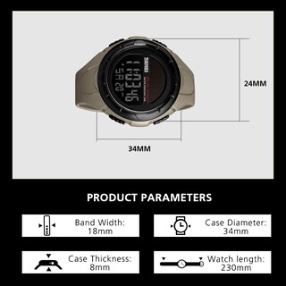 Foto 7 | Foto 7 | Venta Internacional - Reloj Skmei Solar Digital Sports 50 M Resistente Al Agua Para Hombre