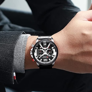Foto 7 | Foto 7 | Venta Internacional - Reloj Fanmis Con Cronógrafo De Negocios De Lujo Para Hombre, Vestido Con Diseño De Agua