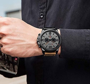 Foto 4 | Foto 4 | Venta Internacional - Reloj Gosasa Fashion Big Face Sports Para Hombre, Piel Roja