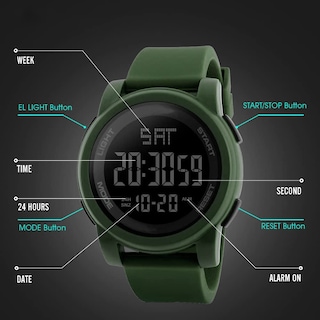 Foto 3 | Foto 3 | Venta Internacional - Reloj Digital Shocknshop Simple Sport Led Negro De Silicona