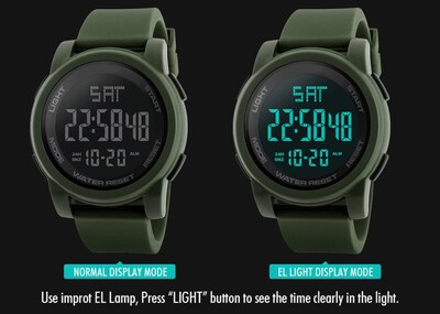 Foto 5 | Foto 5 | Venta Internacional - Reloj Digital Shocknshop Simple Sport Led Negro De Silicona