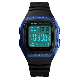 Foto 2 | Foto 2 | Venta Internacional - Reloj Skmei Square Digital Para Hombre, 50 M, Resistente Al Agua