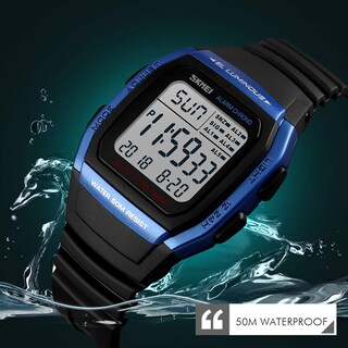 Foto 4 | Foto 4 | Venta Internacional - Reloj Skmei Square Digital Para Hombre, 50 M, Resistente Al Agua