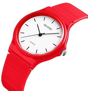Foto 2 | Foto 2 | Venta Internacional - Correa Analógica De Resina Roja De Diseño Simple De Watch Tonnier Youwen