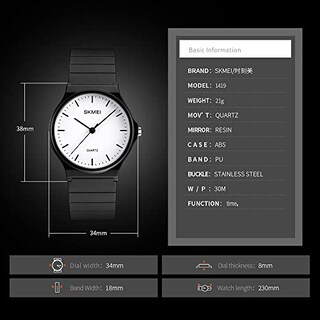 Foto 5 | Foto 5 | Venta Internacional - Reloj Analógico Gosasa De Diseño Simple Con Correa De Silicona De 40 Mm