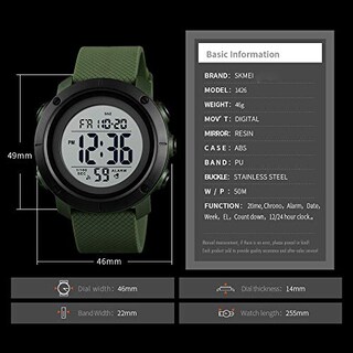 Foto 7 | Foto 7 | Venta Internacional - Reloj L Lavaredo Digital Sports A Prueba De Agua Para Hombre