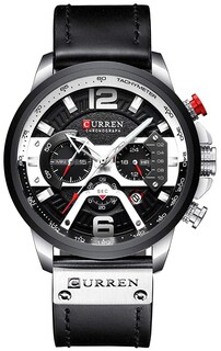 Foto 1 | Foto 1 | Venta Internacional - Reloj Holuns Con Cronógrafo Integral De Piel Para Hombre, Color Rojo