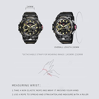 Foto 5 | Foto 5 | Venta Internacional - Reloj Weijie Weijie Digital Para Hombre, Deportivo, 50 M, Resistente Al Agua