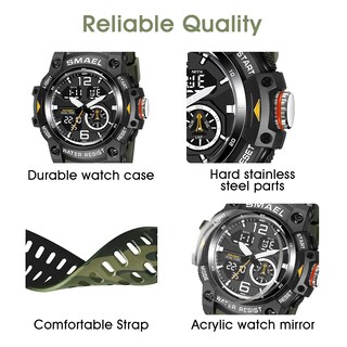 Foto 6 | Foto 6 | Venta Internacional - Reloj L Lavaredo Lavaredo Con Doble Movimiento Digital Para Hombre