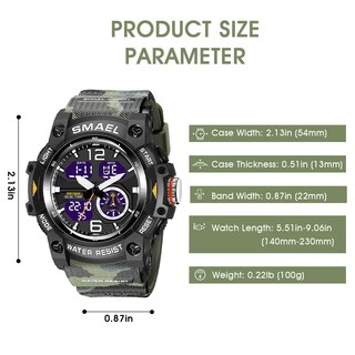 Foto 7 | Foto 7 | Venta Internacional - Reloj L Lavaredo Lavaredo Con Doble Movimiento Digital Para Hombre