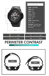 Foto 5 | Foto 5 | Venta Internacional - Reloj Deportivo Gosasa Analógico Digital Led 50 M Resistente Al Agua Para Hombre