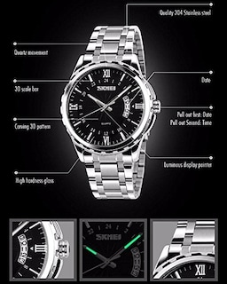 Foto 4 | Foto 4 | Venta Internacional - Reloj Fanmis Para Hombre, Clásico, Casual, De Cuarzo, Luminoso, 30 M