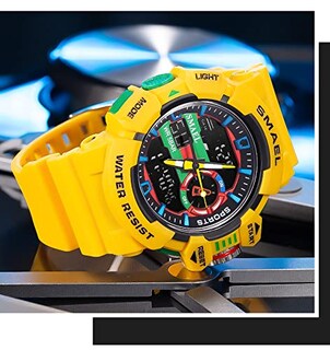 Foto 2 | Foto 2 | Venta Internacional - Reloj Carlien, Deportivo Y Militar, Doble Pantalla, 30 M Water R, Para Hombre