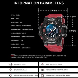 Foto 6 | Foto 6 | Venta Internacional - Reloj Deportivo Smael Militar, Impermeable, Digital, Analógico, Led Ala