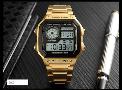 Foto 5 | Foto 5 | Venta Internacional - Reloj Gosasa 2018 A La Moda Para Hombre, Deportivo, Resistente Al Agua, 50 M