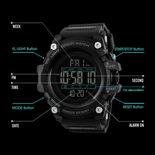 Foto 5 | Foto 5 | Venta Internacional - Reloj Deportivo Digital Impermeable Watch Xfcs Para Hombre (caqui)